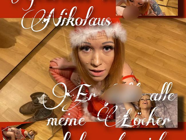 Geschenk vom Nikolaus - er fi**t alle meine lö**er und besamt mich!
