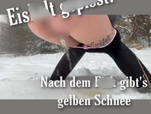 Pia_July Porno Video: EISKALT TEIL 2! Nach dem fi** gibt's gelben Schnee