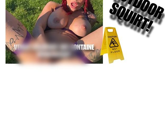 Pia_July Porno Video: OUTDOOR SQUIRT AUF!